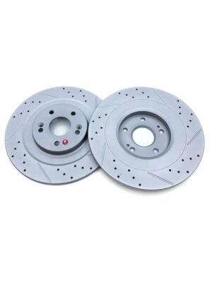 Chery TIGGO 7pro/7pro max/8/8pro/EXEED LX. Задние слотированные/перфорированные тормозные диски DZK,T15-3502075EP - Миниатюра 1