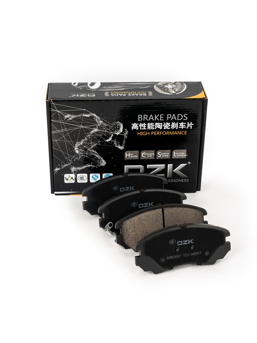 ARRIZO 8/Geely Emgrand (SS11). Передние керамические колодки DZK3107. M1E-3501080/ 4048093600 - Фото 1