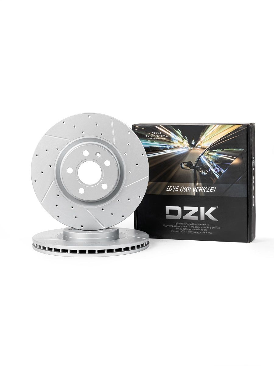 ARRIZO 8 (до 2024). Передние перфорированные тормозные диски DZK21908. 204000944AA - Фото 1
