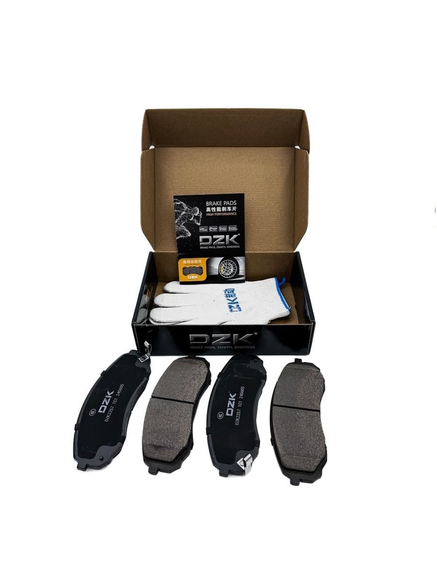 GAC GS3. Передние КЕРАМИЧЕСКИЕ тормозные колодки. DZK3175. 8830008СRV0000 - Миниатюра 1